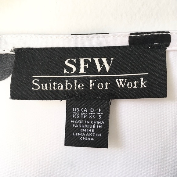 Suitable For Work tie front polka dot blouse - Picture 8 of 8